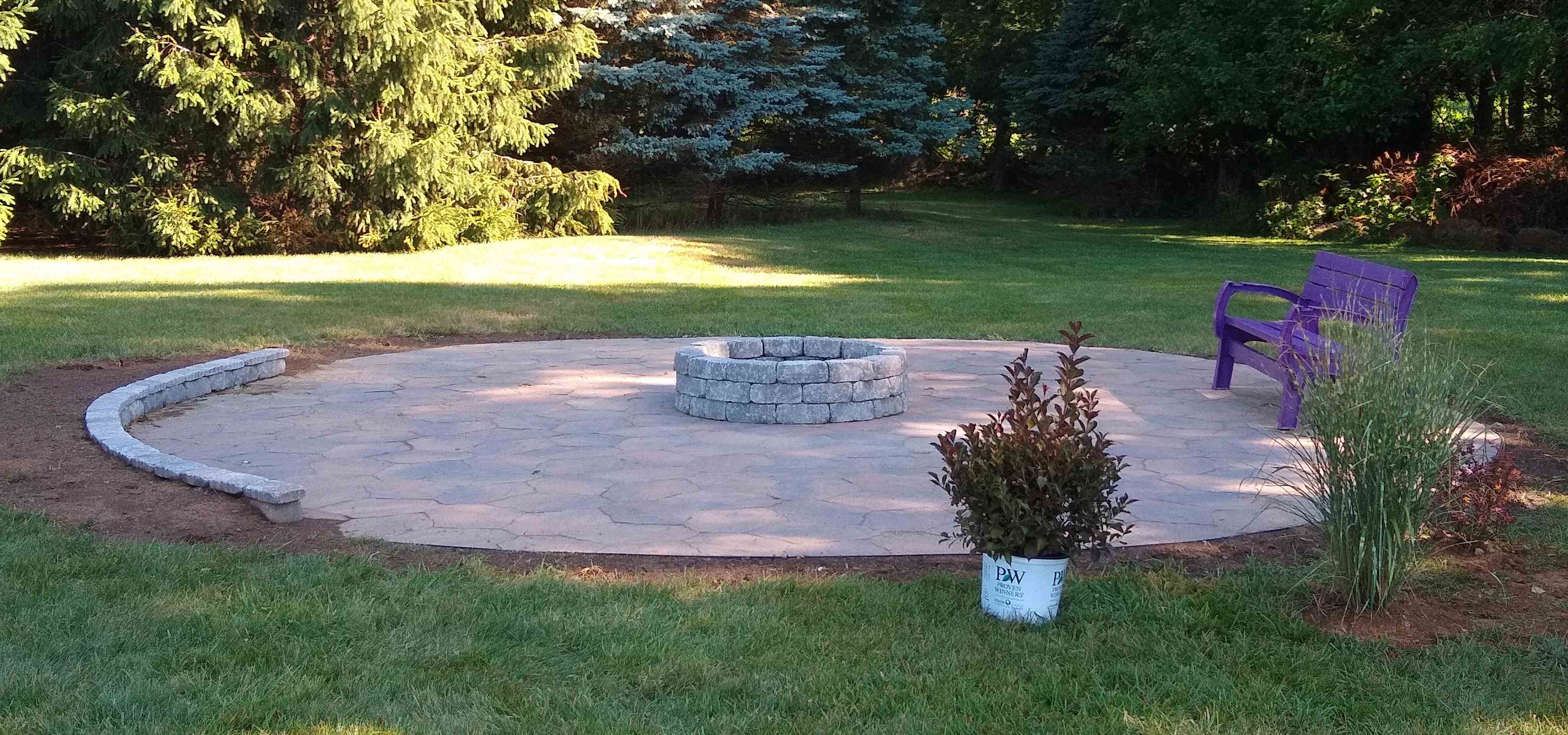 Fire pit pic: Nearly finished, no lamp yet